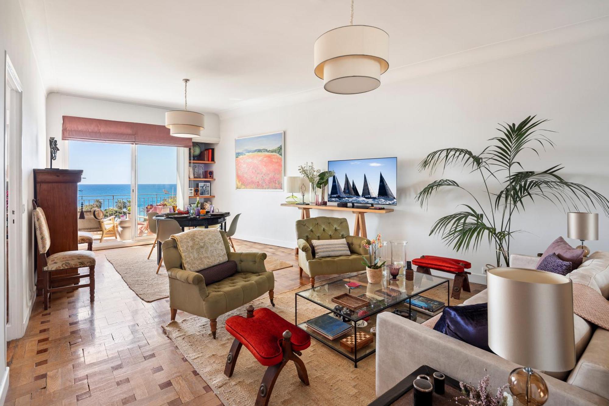 Unique Sea View Apartment, Center, 100M2 Ницца Экстерьер фото